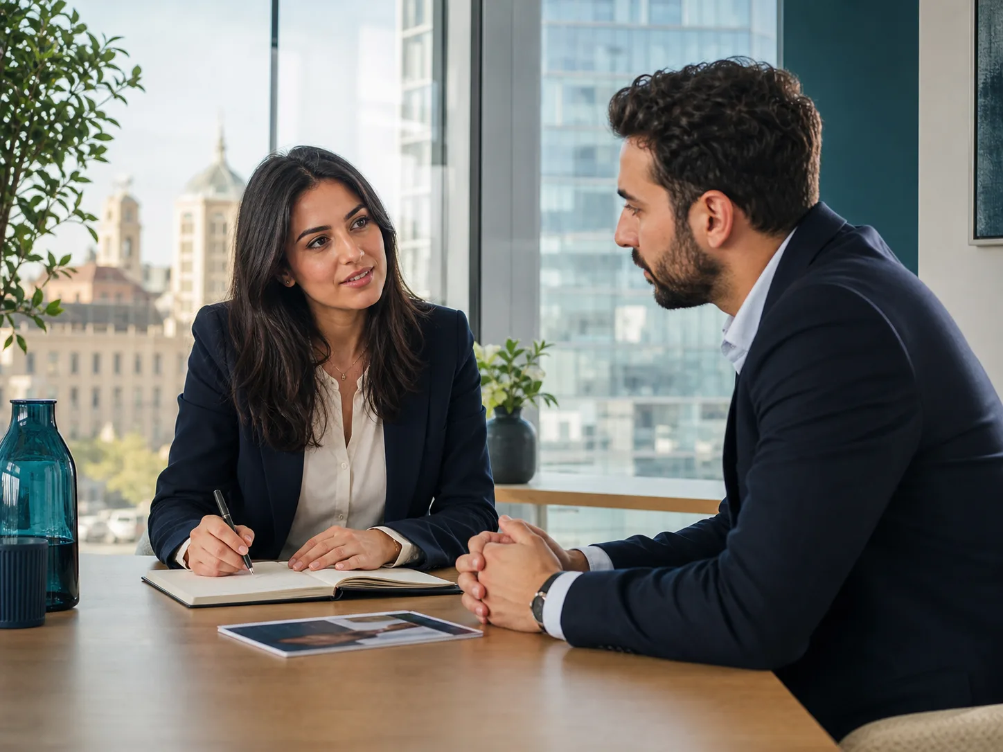 A private career consultation with a Nukhba adviser